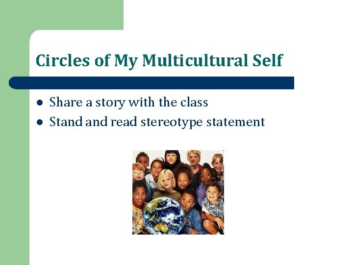 Session 2 Developing a Cultural National and Global