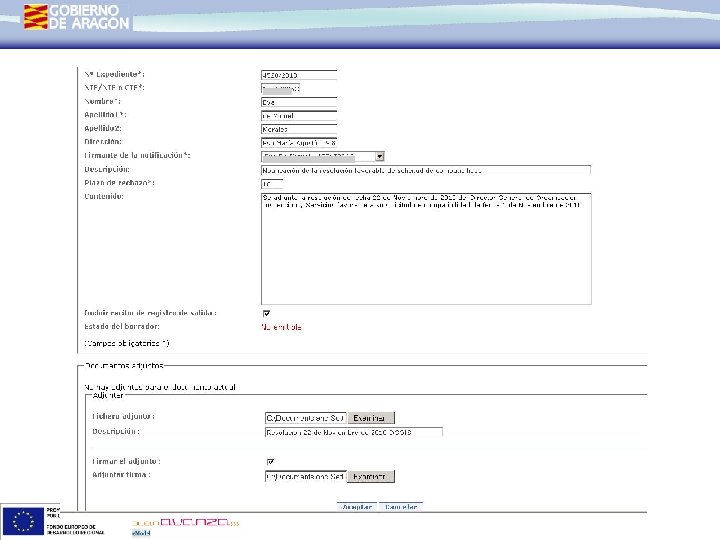 Medidas susceptibles de financiación 