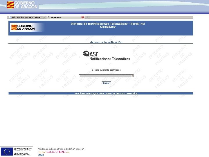 Medidas susceptibles de financiación 