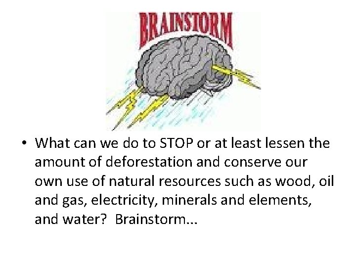  • What can we do to STOP or at least lessen the amount