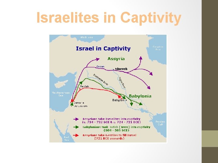 Israelites in Captivity 