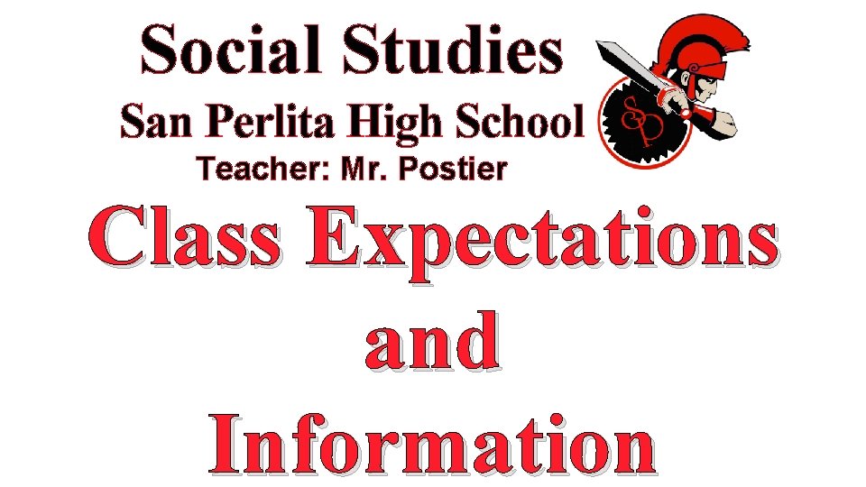 Social Studies San Perlita High School Teacher Mr