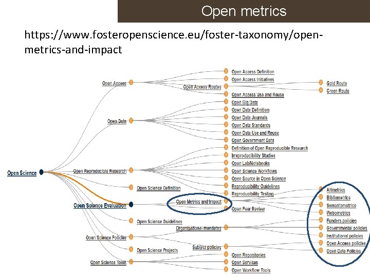 Open metrics https: //www. fosteropenscience. eu/foster-taxonomy/openmetrics-and-impact 33 Solenn Bihan 