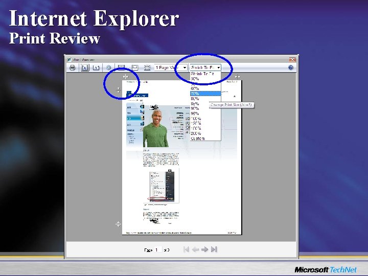 Internet Explorer Print Review 