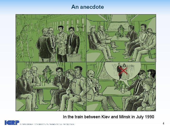 An anecdote In the train between Kiev and Minsk in July 1990 4 