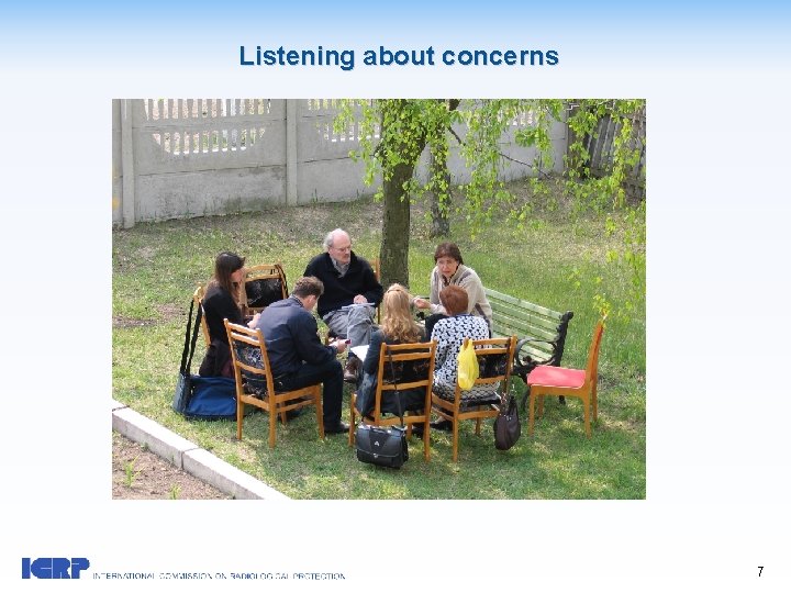 Listening about concerns 7 