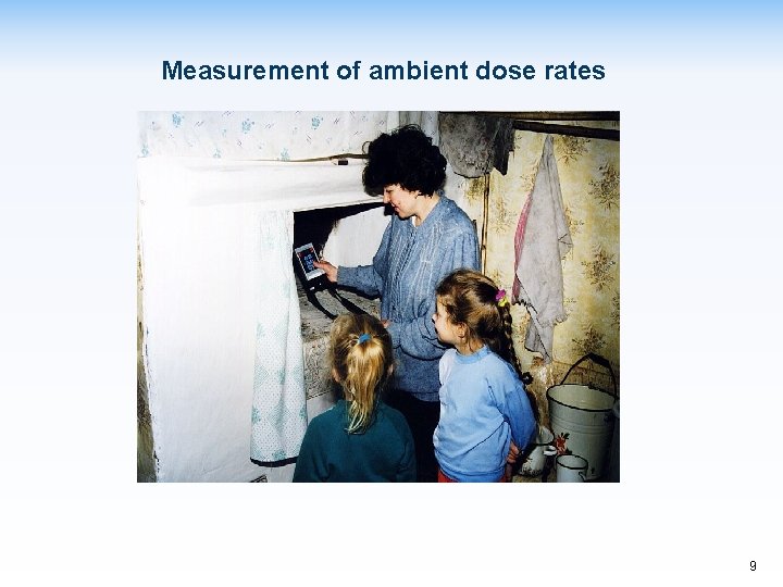 Measurement of ambient dose rates 9 