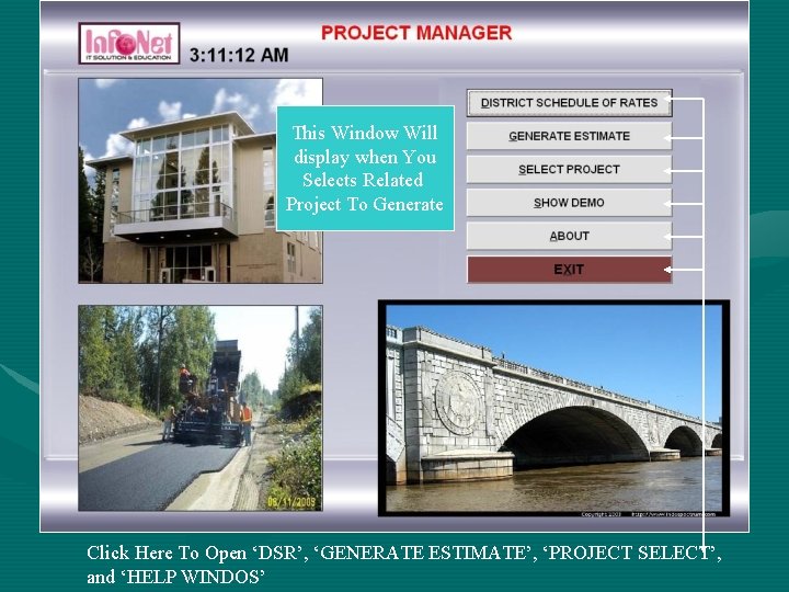 Project Working Display Demo For Project Manager by Message Displays only