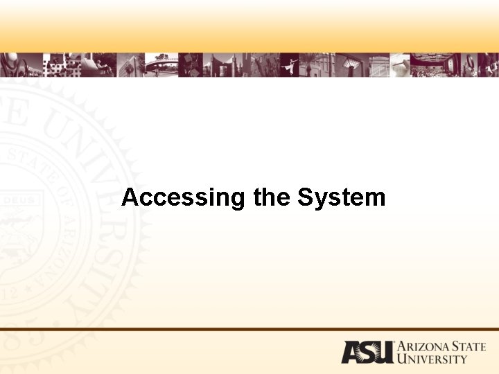 Accessing the System 