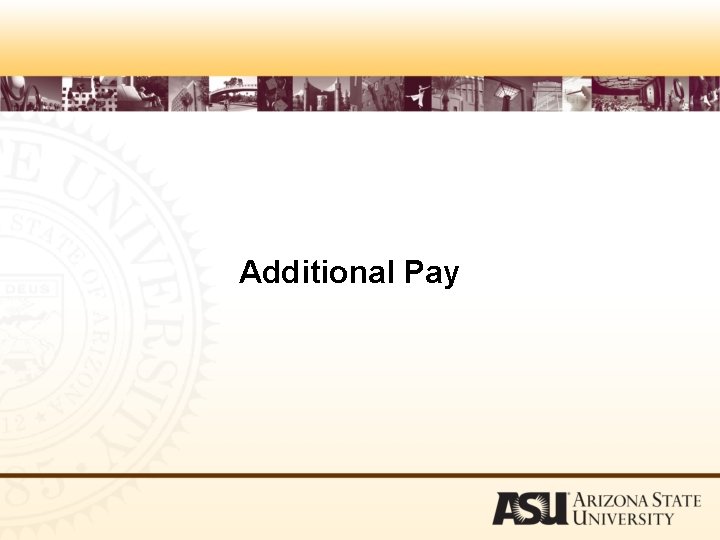 Additional Pay 