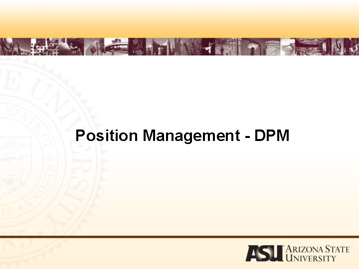 Position Management - DPM 