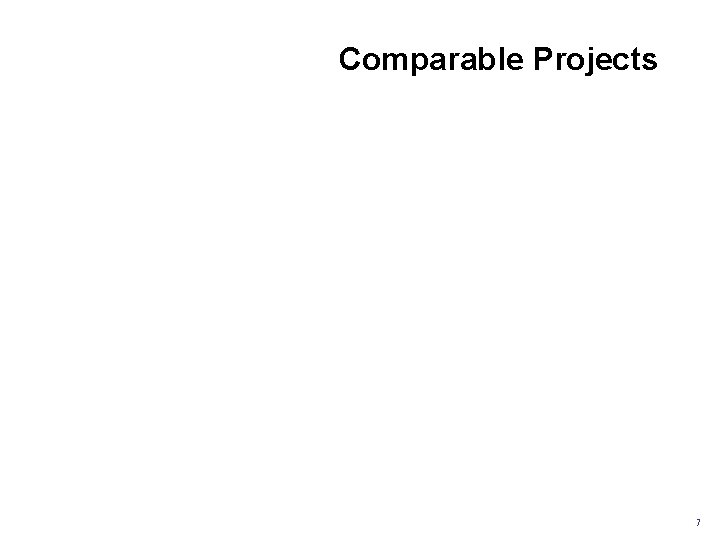 Comparable Project Missoula Performing Arts Center Feasibility Study PHASE TWO
