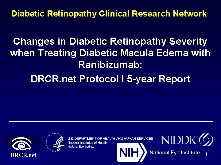 Diabetic Retinopathy Clinical Research Network Changes in Diabetic Retinopathy Severity when Treating Diabetic Macula