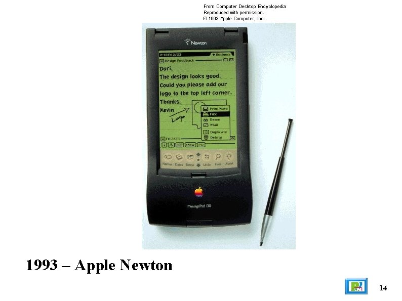 1993 – Apple Newton 14 