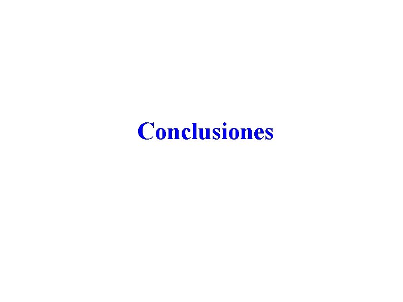 Conclusiones 