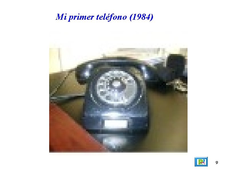 Mi primer teléfono (1984) 9 