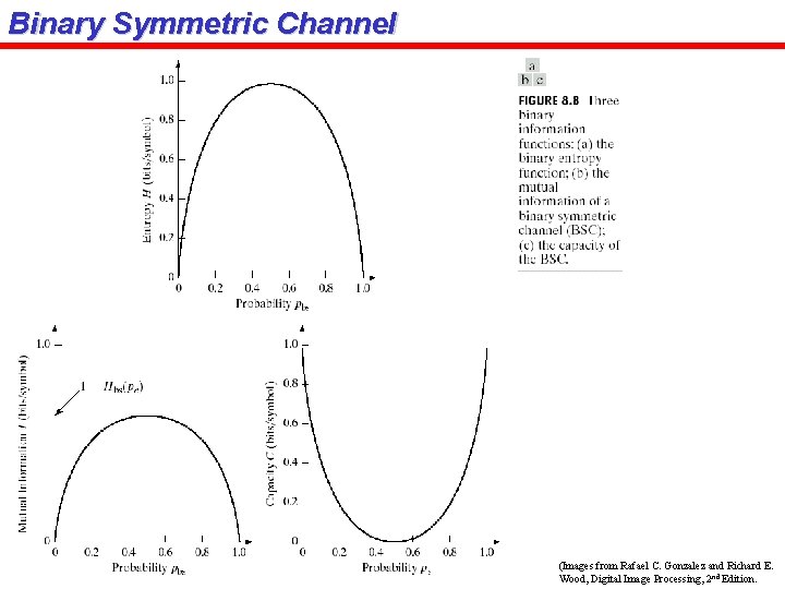 Binary Symmetric Channel (Images from Rafael C. Gonzalez and Richard E. Wood, Digital Image