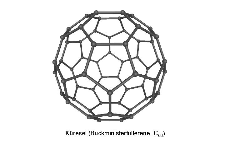 Küresel (Buckministerfullerene, C 60) 
