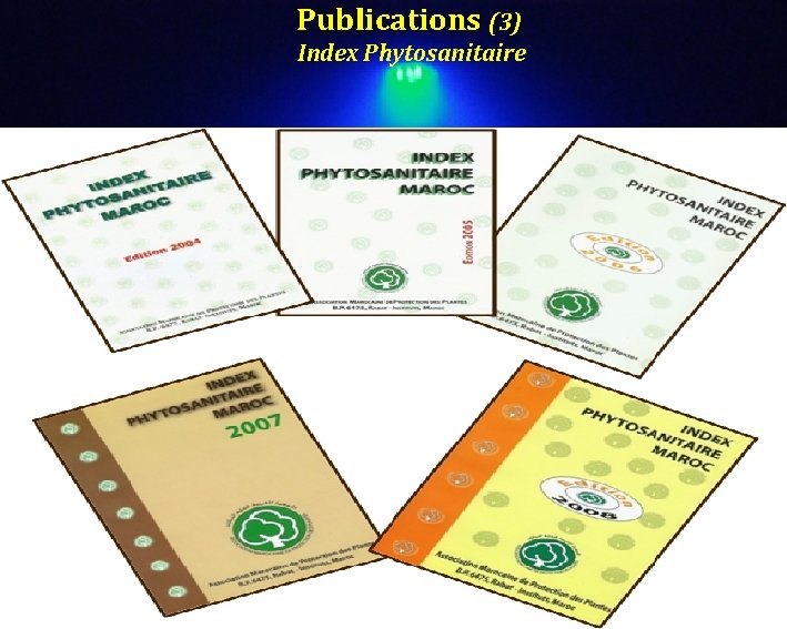 Publications (3) Index Phytosanitaire 