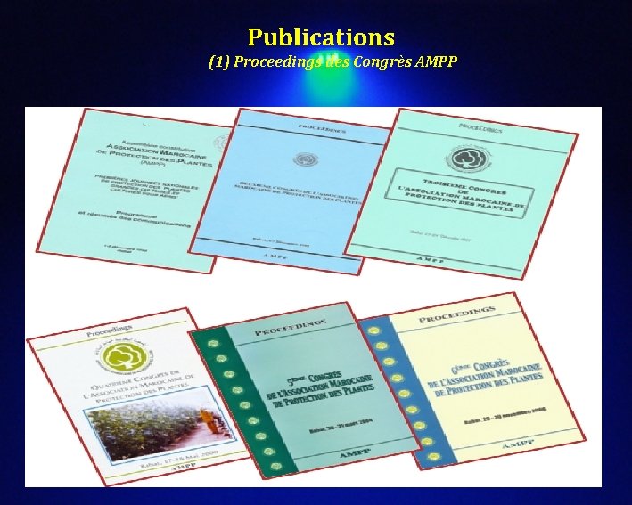 Publications (1) Proceedings des Congrès AMPP 