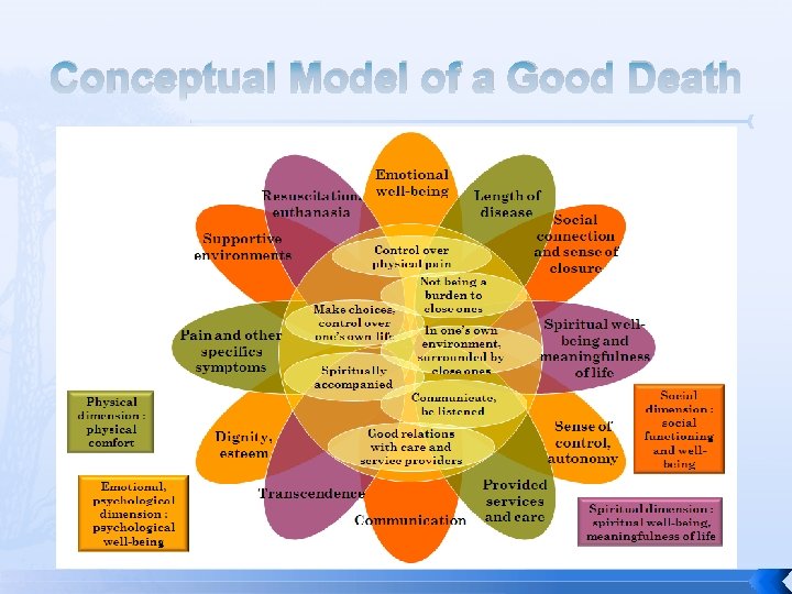 Conceptual Model of a Good Death 