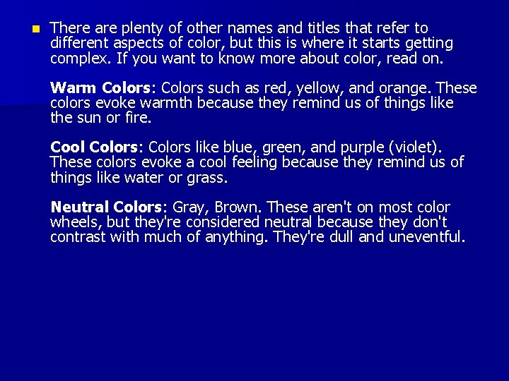 n There are plenty of other names and titles that refer to different aspects n There are plenty of other names and titles that refer to different aspects