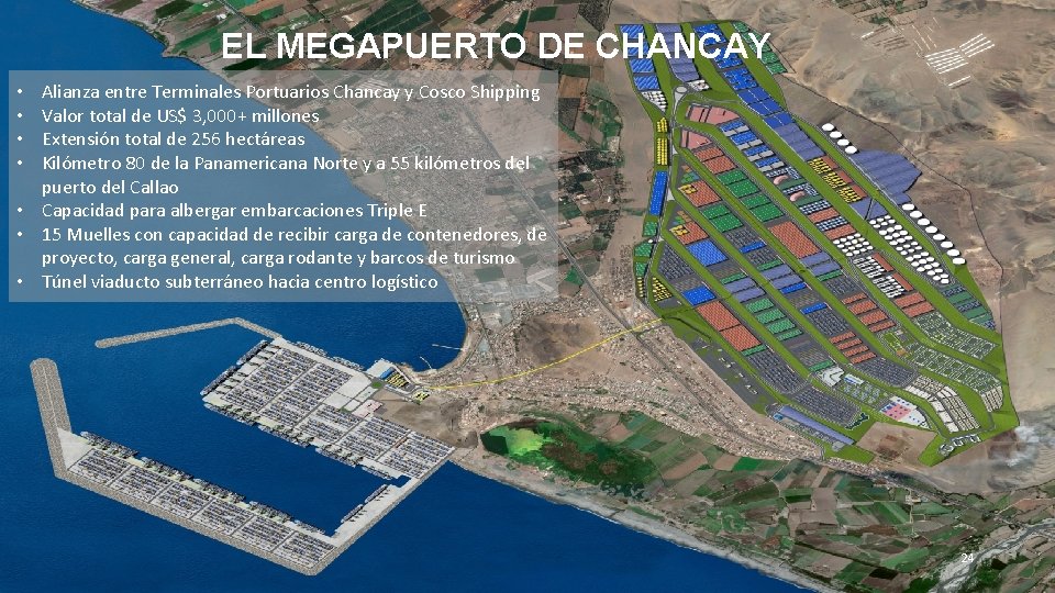 EL MEGAPUERTO DE CHANCAY Alianza entre Terminales Portuarios Chancay y Cosco Shipping Valor total