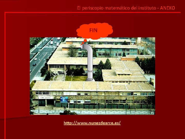 El periscopio matemático del instituto - ANEXO FIN http: //www. nunezdearce. es/ 