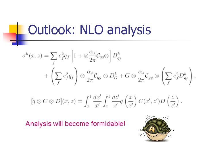 Outlook: NLO analysis Analysis will become formidable! 