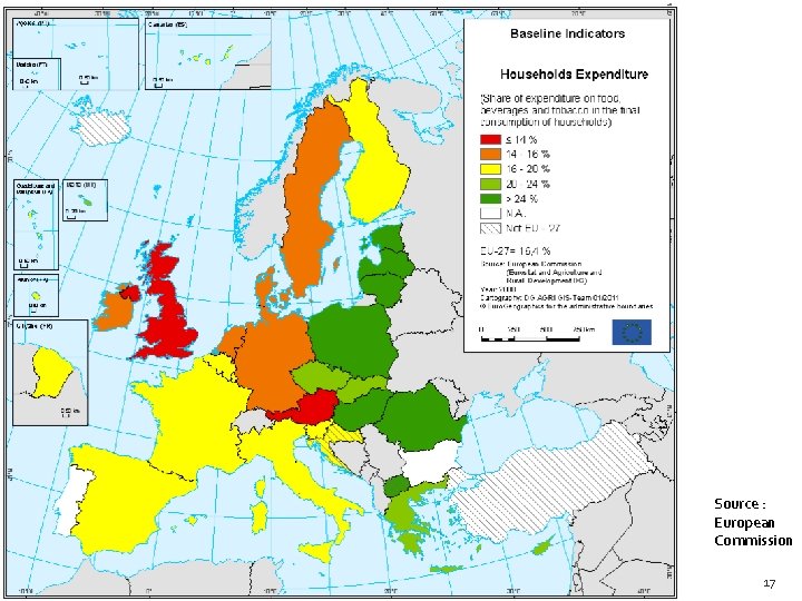 Source : European Commission 17 