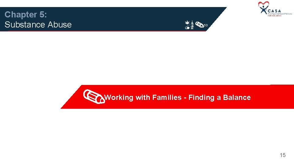 Chapter 5: Substance Abuse 5 D Working with Families - Finding a Balance 15