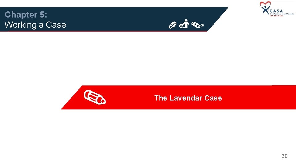 Chapter 5: Working a Case 5 H 1 B The Lavendar Case 30 