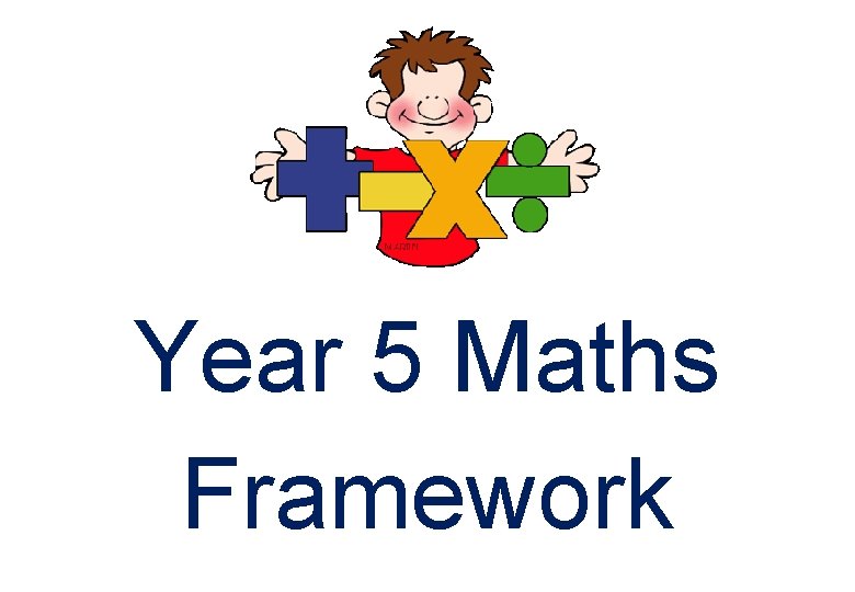 Year 5 Maths Framework 
