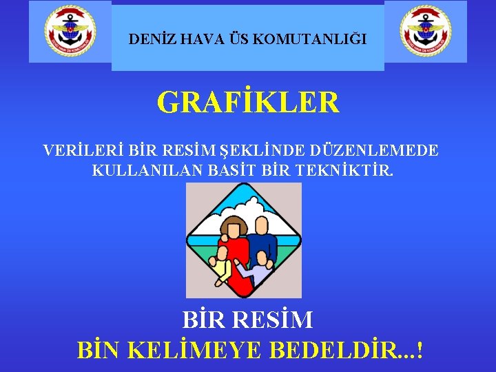 DENİZ HAVA ÜS KOMUTANLIĞI GRAFİKLER VERİLERİ BİR RESİM ŞEKLİNDE DÜZENLEMEDE KULLANILAN BASİT BİR TEKNİKTİR.