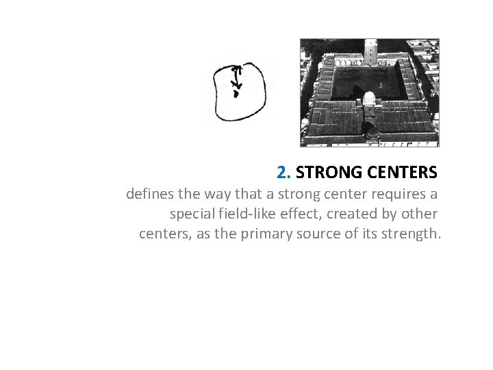 2. STRONG CENTERS defines the way that a strong center requires a special field-like