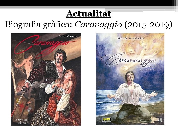 Actualitat Biografia gràfica: Caravaggio (2015 -2019) 