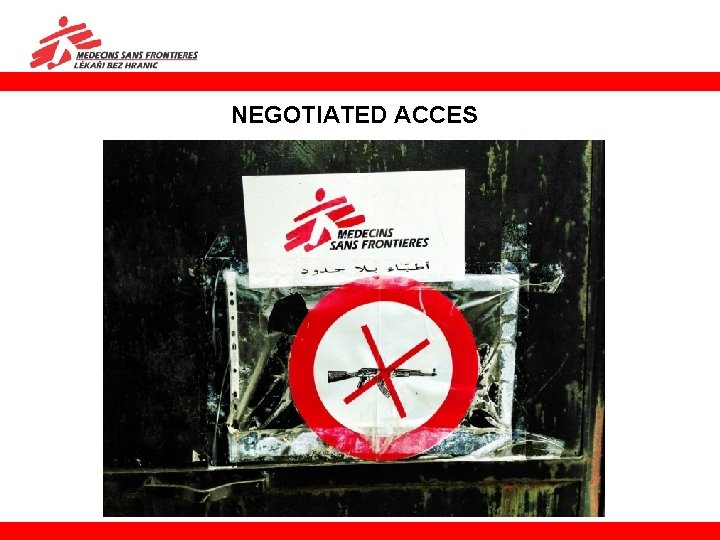 NEGOTIATED ACCES 