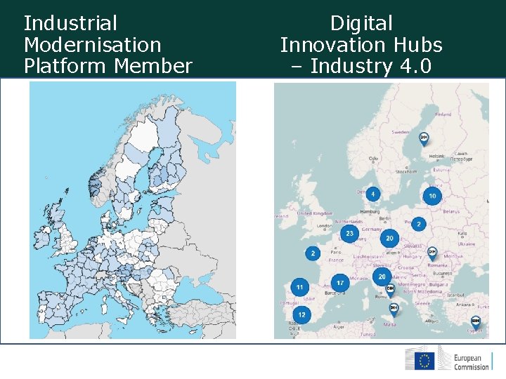 Industrial Modernisation Platform Member Regions Digital Innovation Hubs – Industry 4. 0 