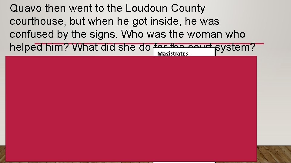 Quavo then went to the Loudoun County courthouse, but when he got inside, he