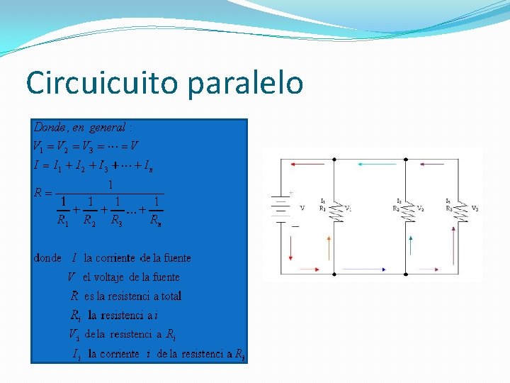 Circuicuito paralelo 