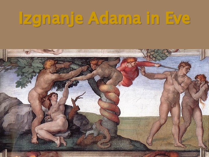 Izgnanje Adama in Eve 