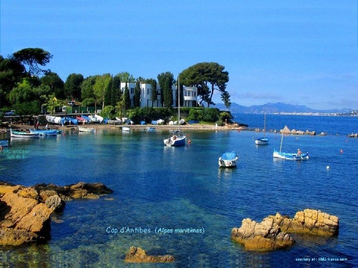 Cap d’Antibes (Alpes maritimes) courtesy of : HMJ-france. com 