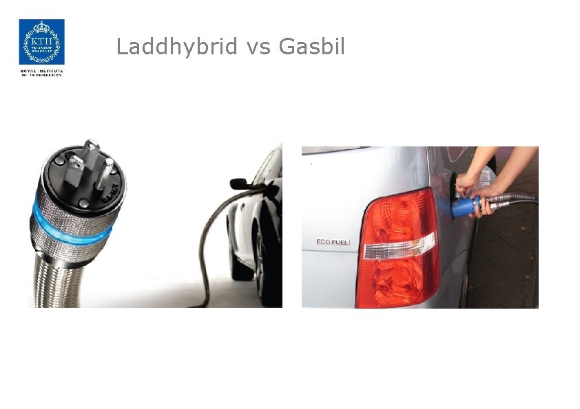 Laddhybrid vs Gasbil 