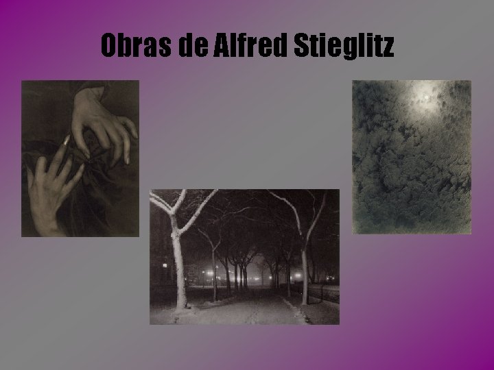 Obras de Alfred Stieglitz 