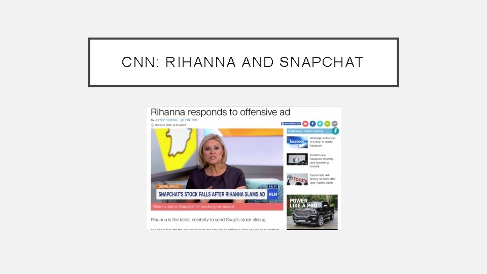 CNN: RIHANNA AND SNAPCHAT 