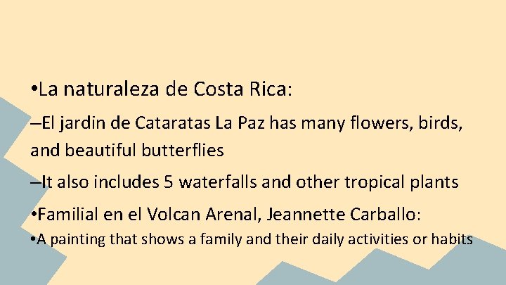  • La naturaleza de Costa Rica: –El jardin de Cataratas La Paz has