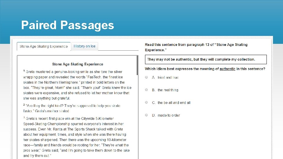 Paired Passages 