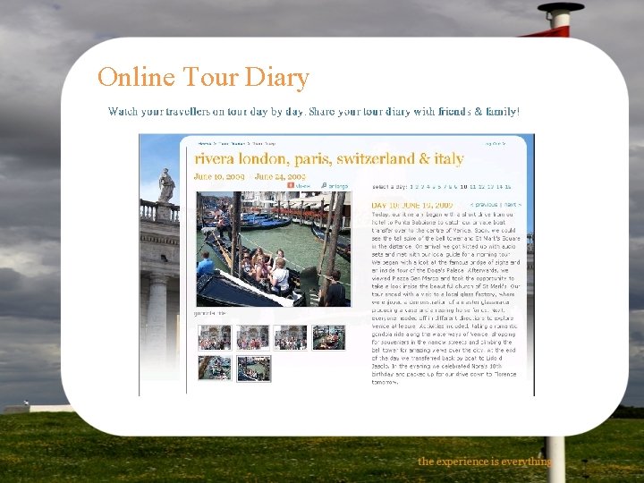 Online Tour Diary 