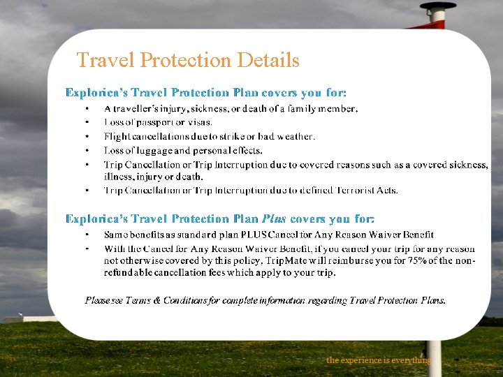 Travel Protection Details 