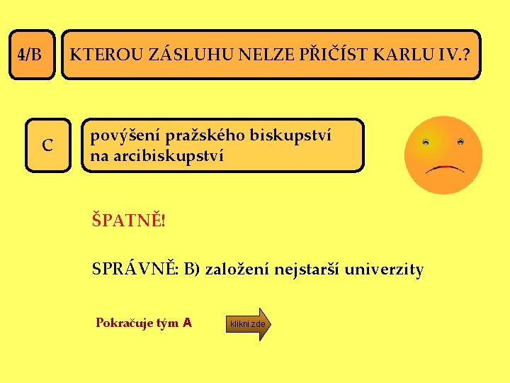 KTEROU ZÁSLUHU NELZE PŘIČÍST KARLU IV. ? 4/B C povýšení pražského biskupství na arcibiskupství